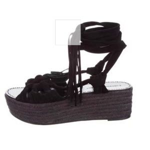 Sigerson Morrison SMCOSIE Blk Platform Sandal 10